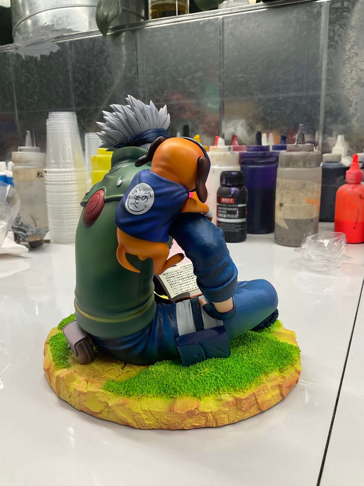 idealism studio kakashi pakkun estatua resina 1 6 naruto2