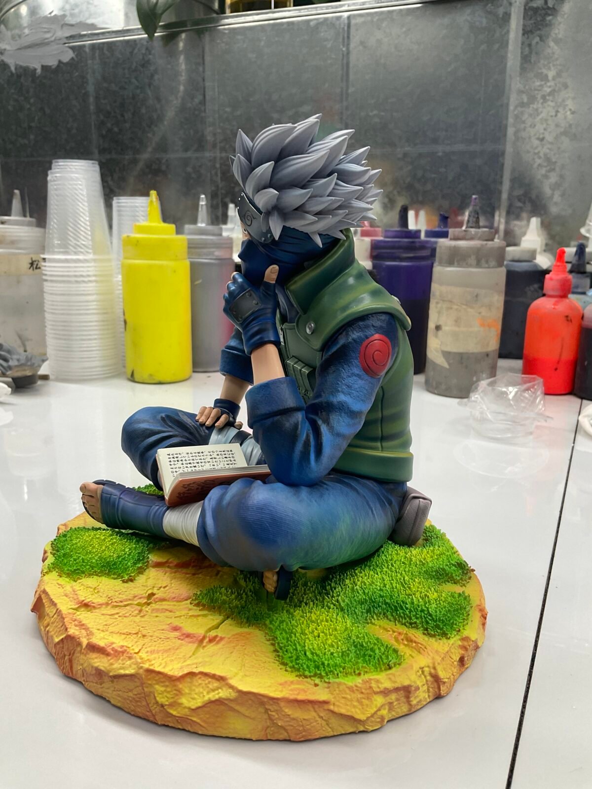 idealism studio kakashi pakkun estatua resina 1 6 naruto3