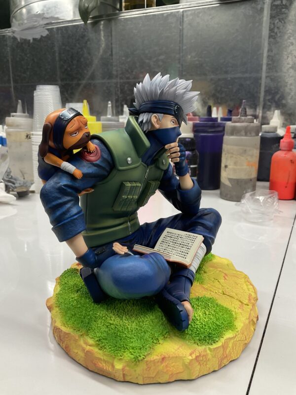 idealism studio kakashi pakkun estatua resina 1 6 naruto4