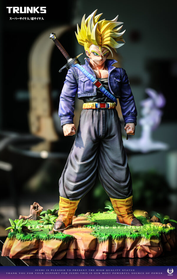jd studio future trunks dragon ball z estatua resina 1 63