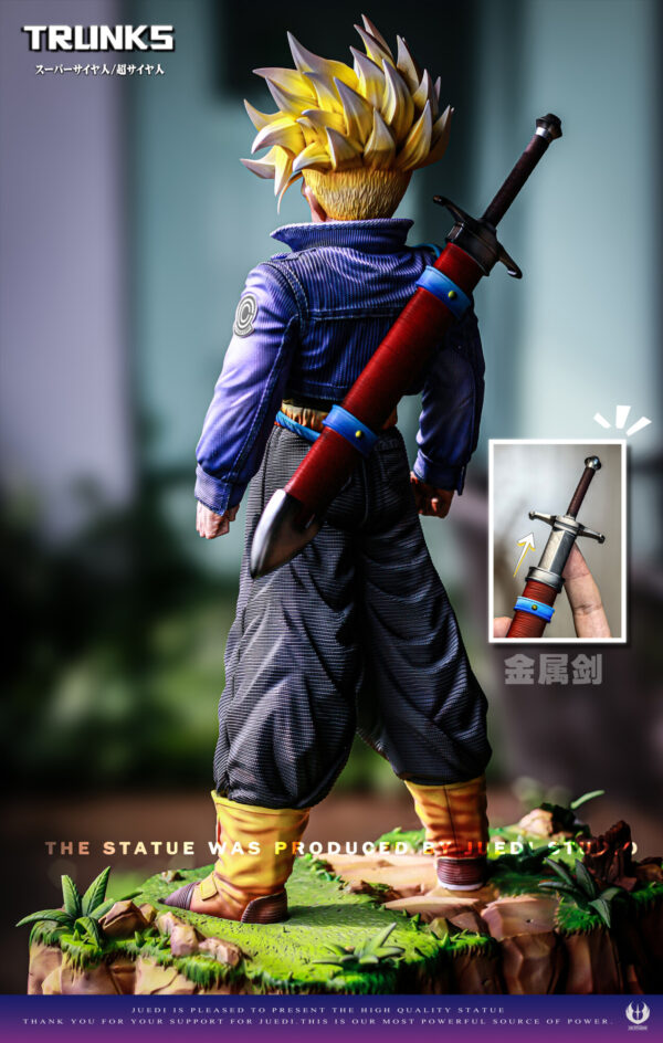 jd studio future trunks dragon ball z estatua resina 1 64