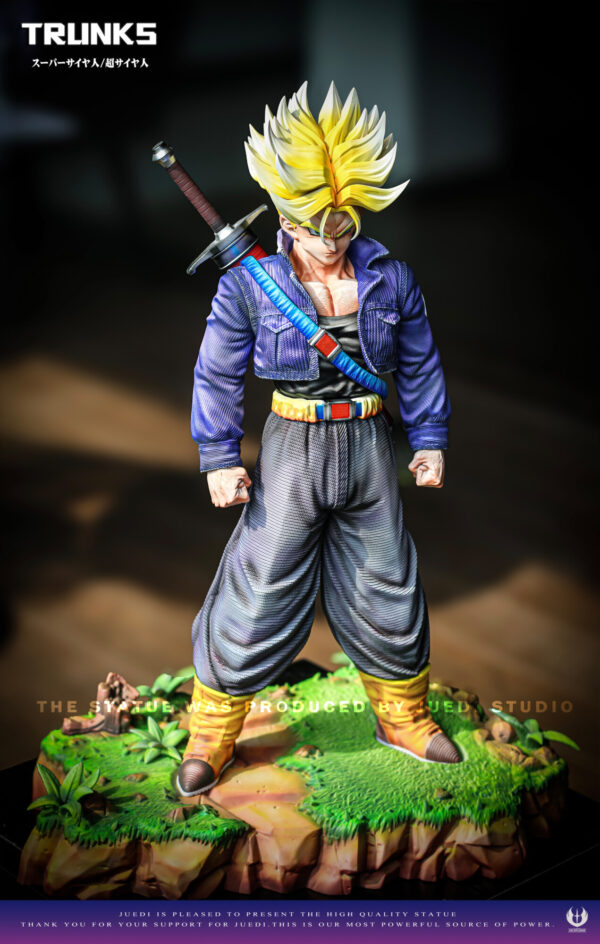jd studio future trunks dragon ball z estatua resina 1 65