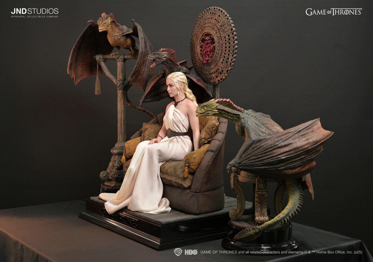 jnd studios daenerys targaryen estatua resina 1 3 game of thrones9