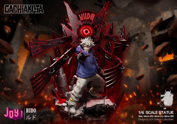 joy station gachiakuta rudo estatua resina 1 66