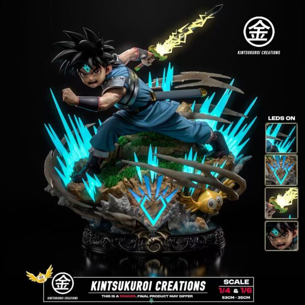 kintsukuroi studio dragon quest dai estatua resina 1 6 1 46