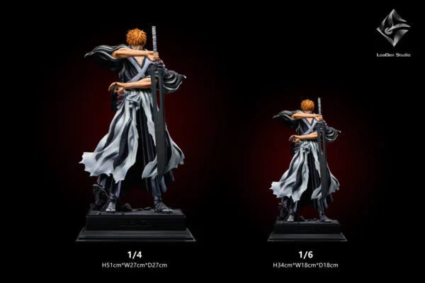 LoaDen Studio - Kurosaki Ichigo (Bleach TYBW) Estatua de Resina 1