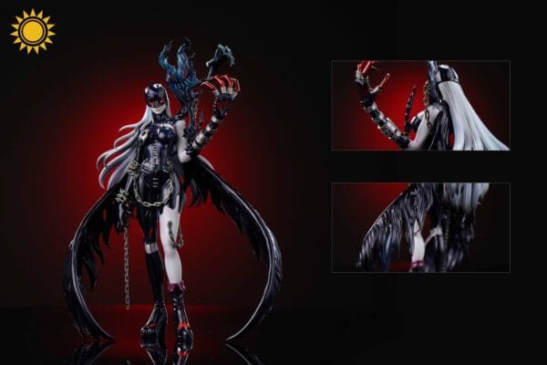 lady devimon digimon adventure sun model toys estatua resina3