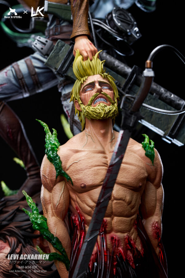 levi ackerman estatua resina 1 6 bk lk studio attack on titans2