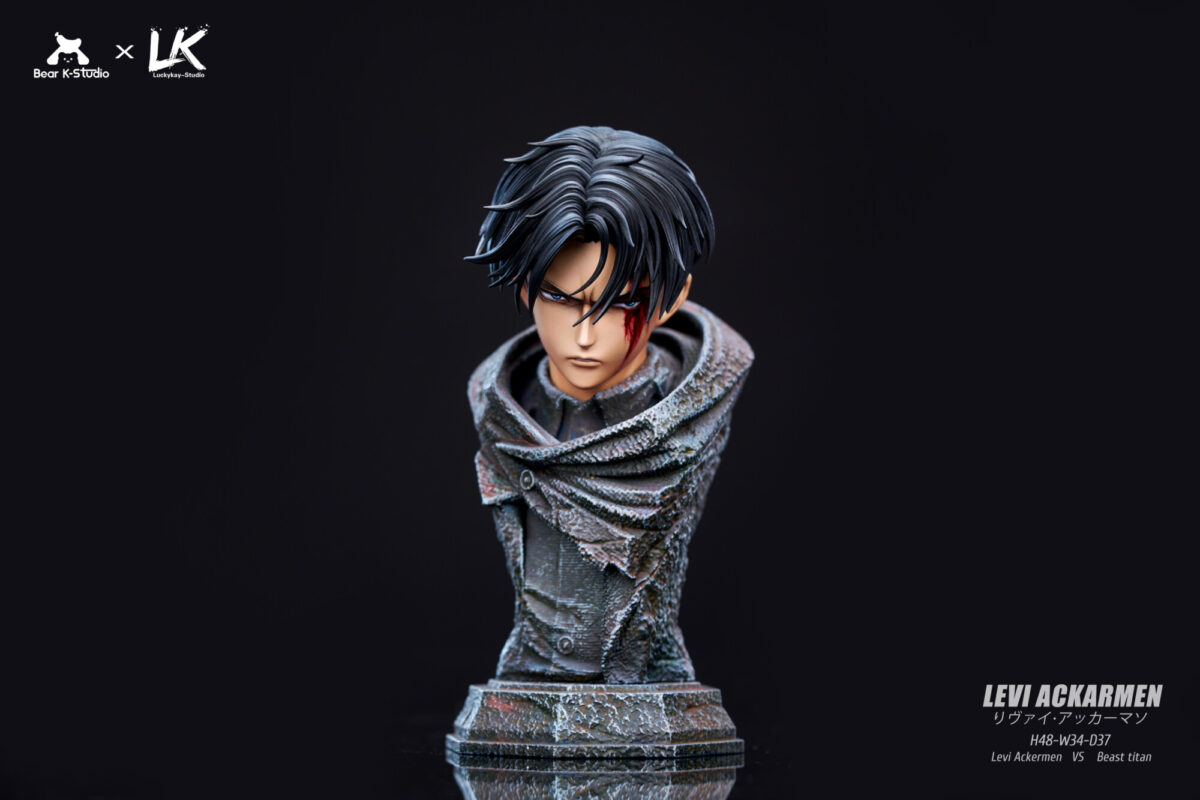 levi ackerman estatua resina 1 6 bk lk studio attack on titans3