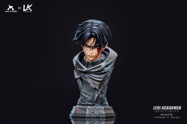 levi ackerman estatua resina 1 6 bk lk studio attack on titans3