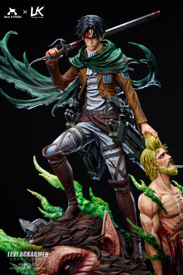 levi ackerman estatua resina 1 6 bk lk studio attack on titans4