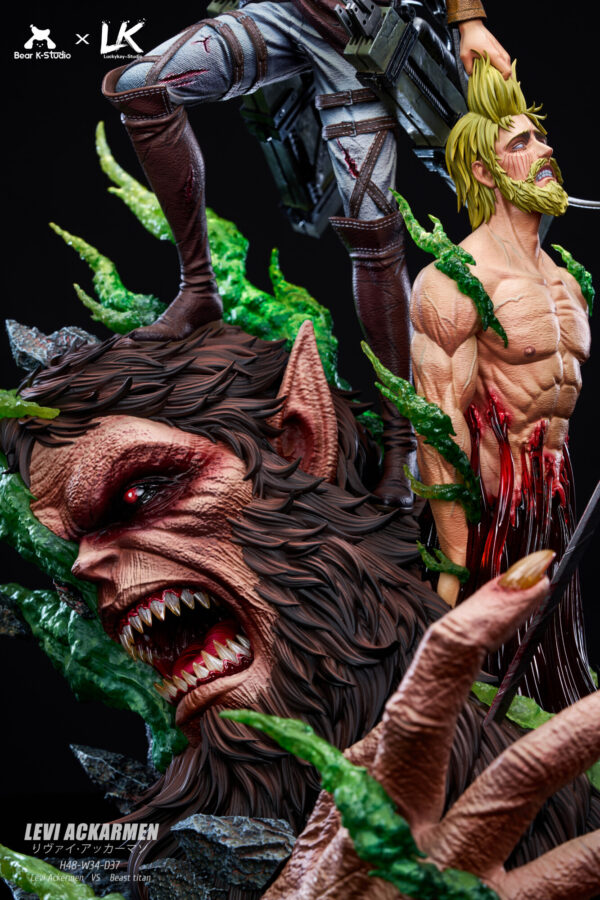 levi ackerman estatua resina 1 6 bk lk studio attack on titans5