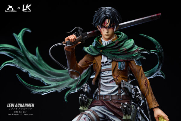 levi ackerman estatua resina 1 6 bk lk studio attack on titans7