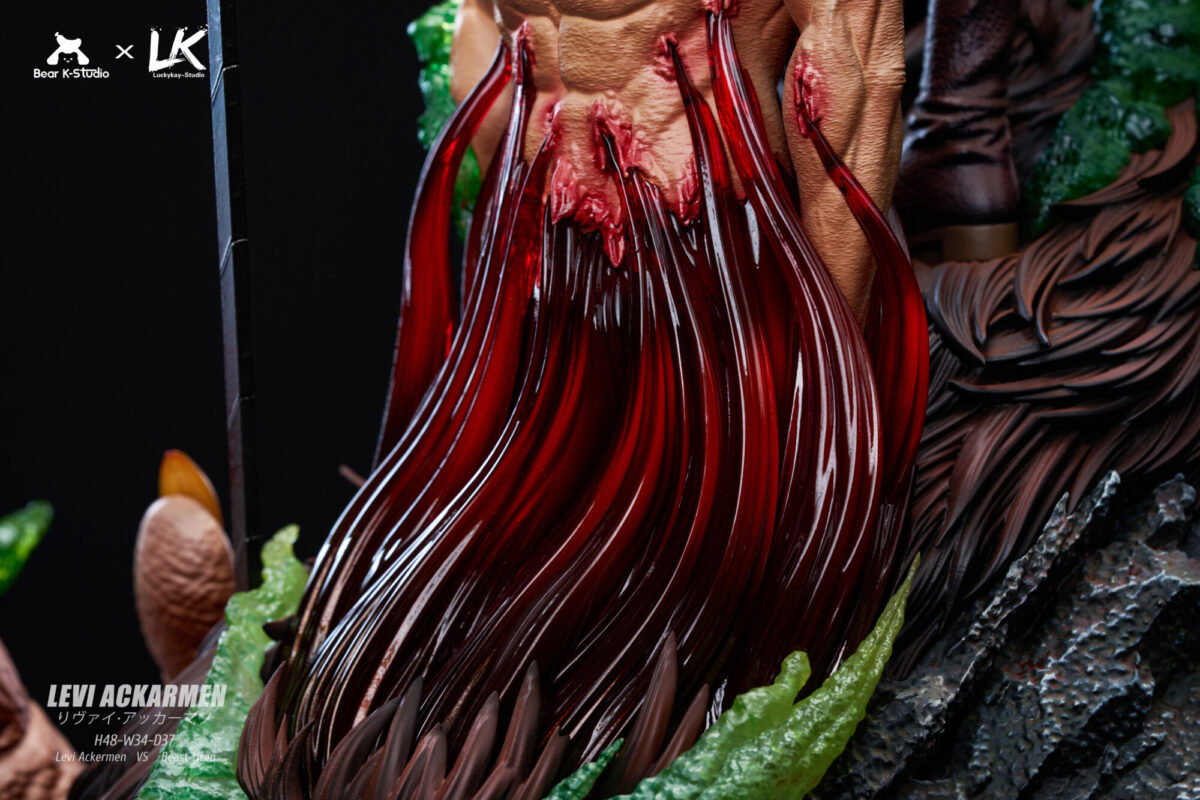 levi ackerman estatua resina 1 6 bk lk studio attack on titans8