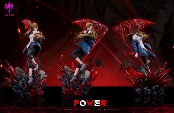 lync studio chainsaw man power estatua resina 1 46
