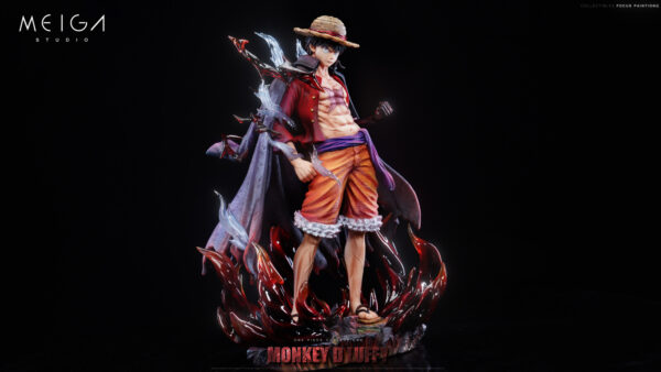 meiga studio one piece monkey d luffy estatua resina3