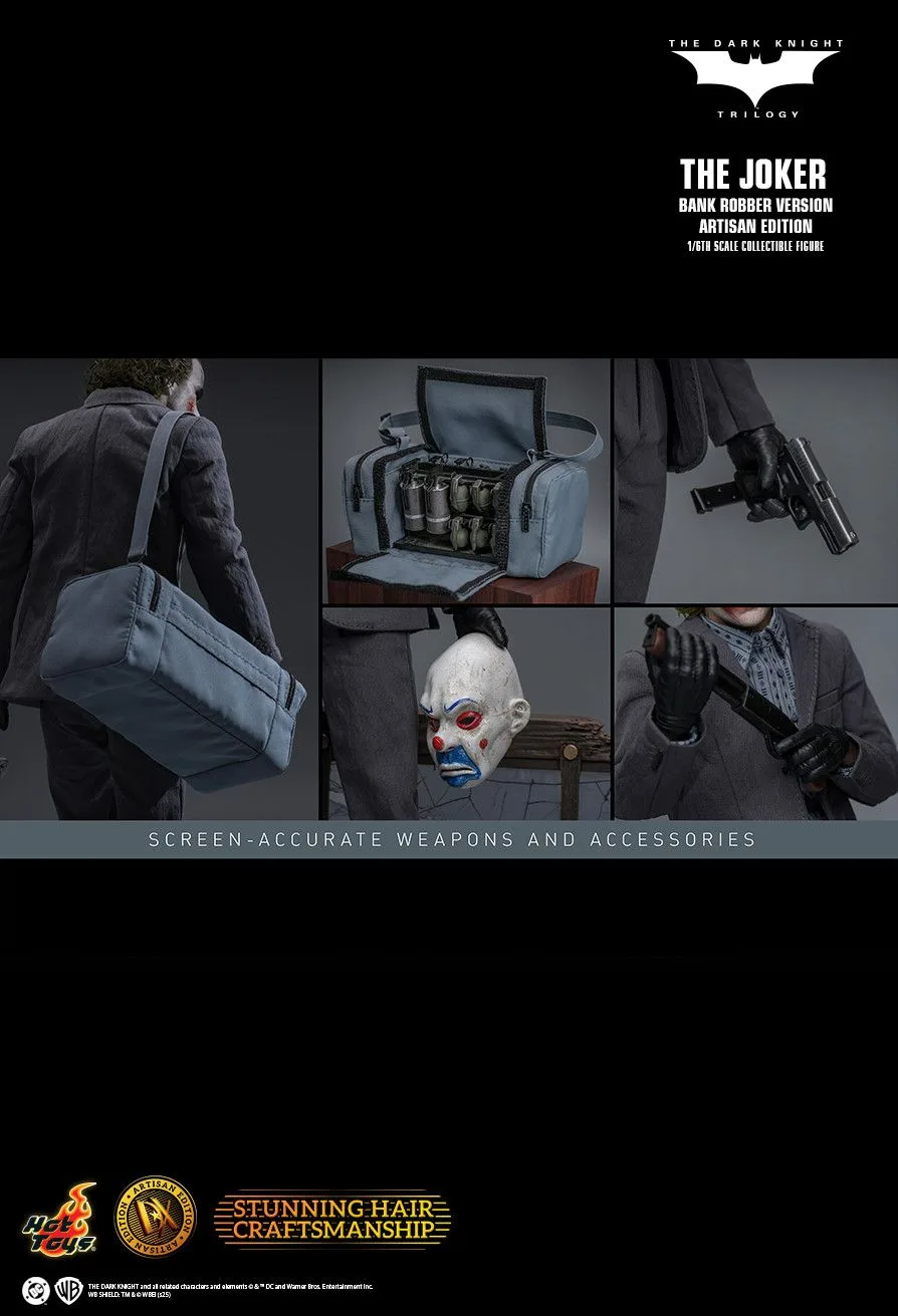 Hot Toys Joker Bank Robbery Artisan 1/6 - The Dark Knight Trilogy