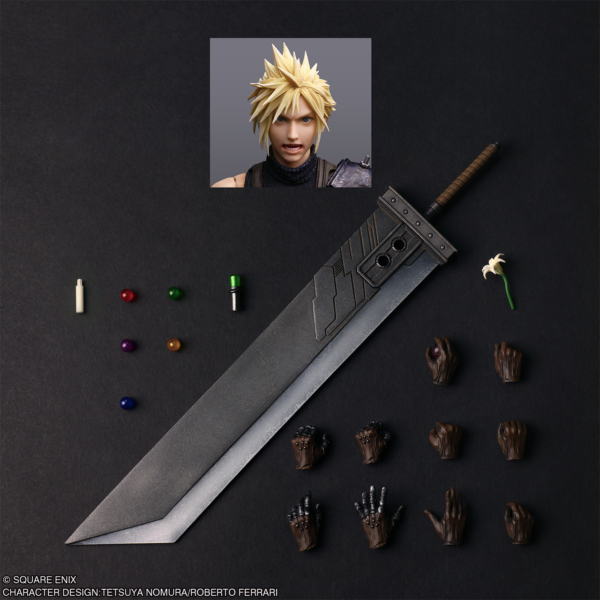play arts shin cloud strife 1 6 final fantasy vii rebirth1