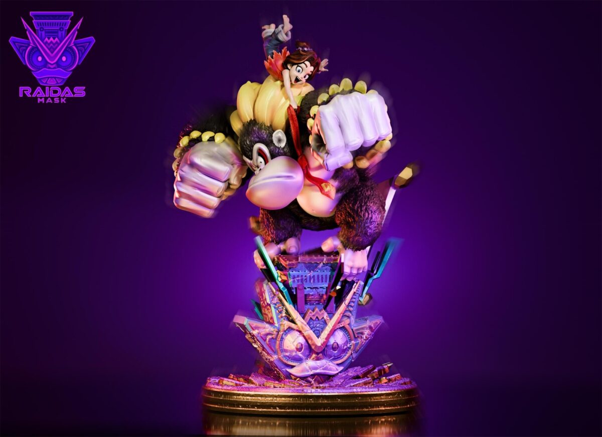 raidas mask studio donkey kong bananza estatua resina 1 63