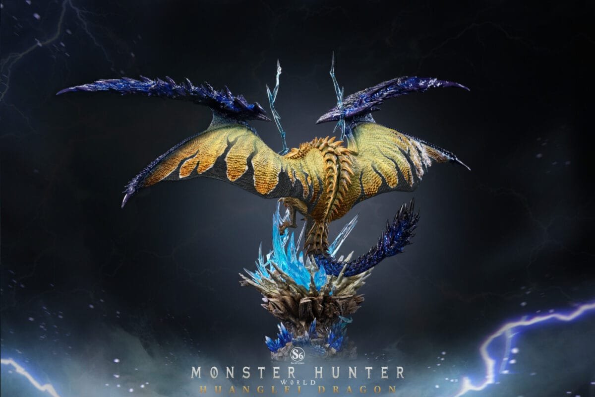 s6 studio monster hunter world rey dau estatua resina3