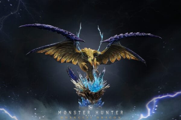 s6 studio monster hunter world rey dau estatua resina4