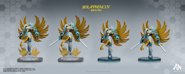 seraphimon digimon adventure tri estatua resina an studio2