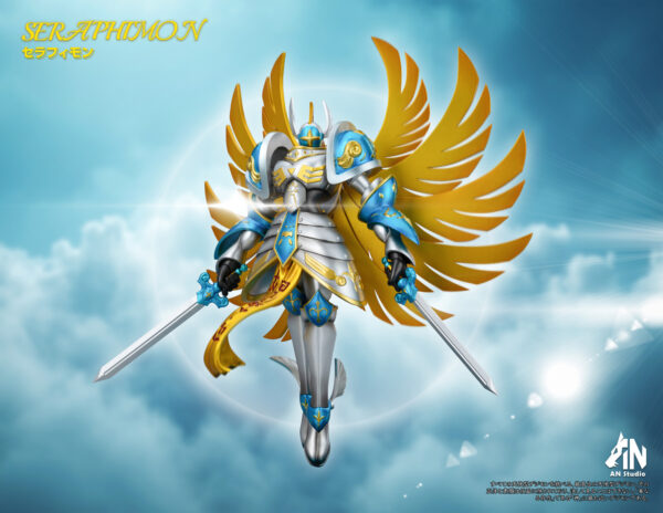 seraphimon digimon adventure tri estatua resina an studio3