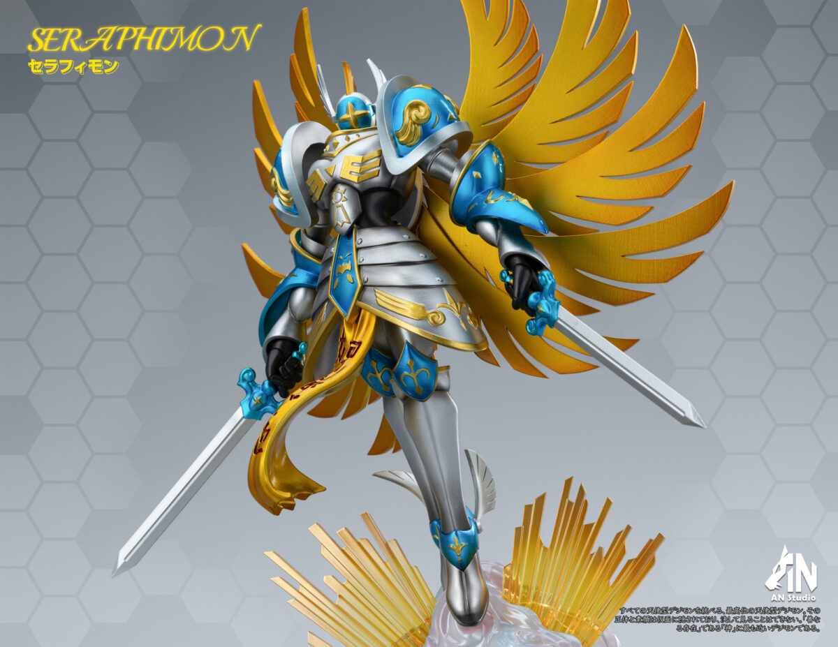 seraphimon digimon adventure tri estatua resina an studio5