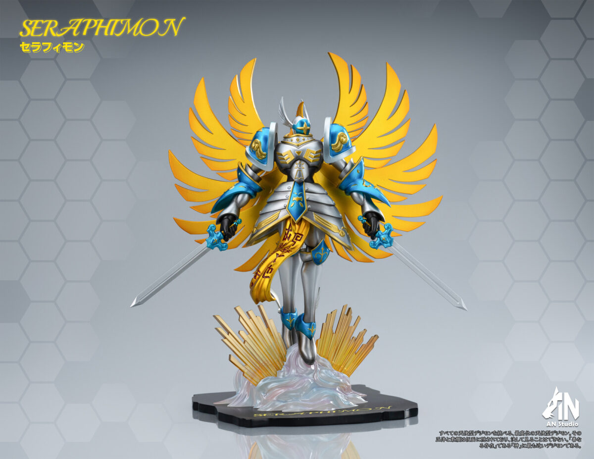 seraphimon digimon adventure tri estatua resina an studio7
