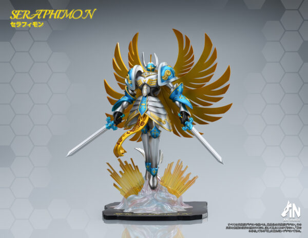 seraphimon digimon adventure tri estatua resina an studio8