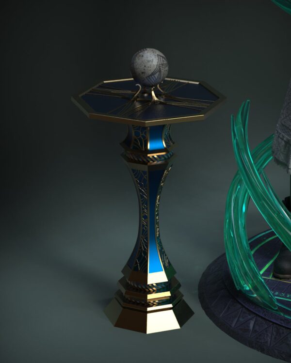solar studio final fantasy vii aerith estatua resina 1 44