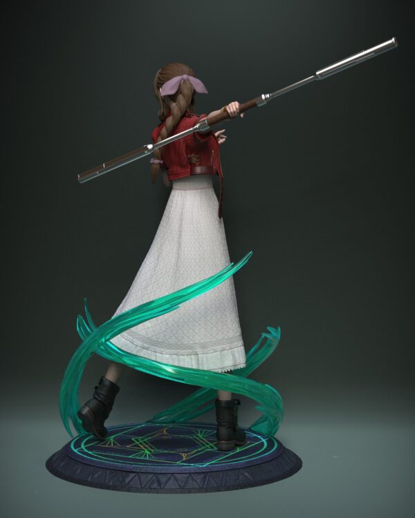 solar studio final fantasy vii aerith estatua resina 1 46