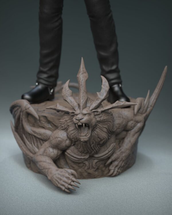 squall leonhart final fantasy viii estatua resina 1 4 solar studio11
