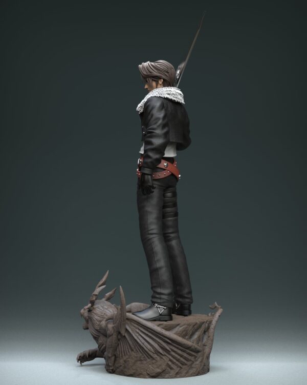 squall leonhart final fantasy viii estatua resina 1 4 solar studio13