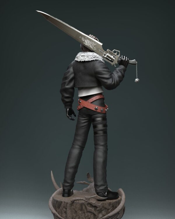 squall leonhart final fantasy viii estatua resina 1 4 solar studio15