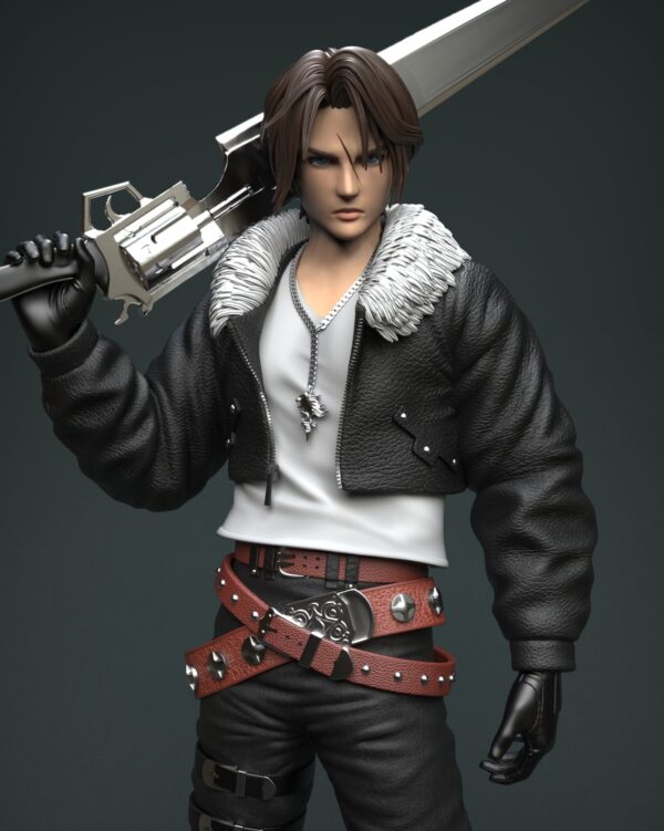 squall leonhart final fantasy viii estatua resina 1 4 solar studio20