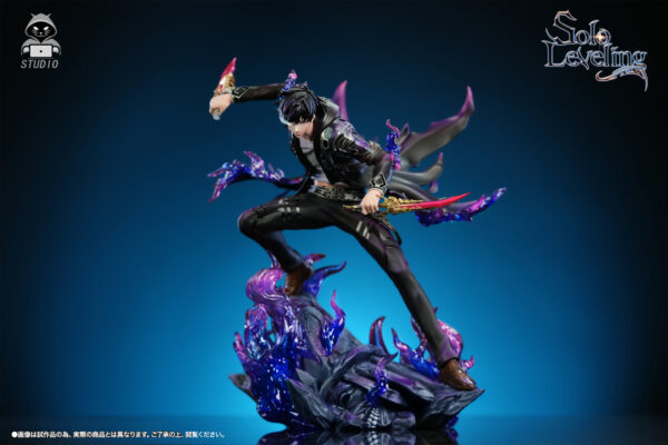 sung jin woo solo leveling estatua 1 6 black panther2