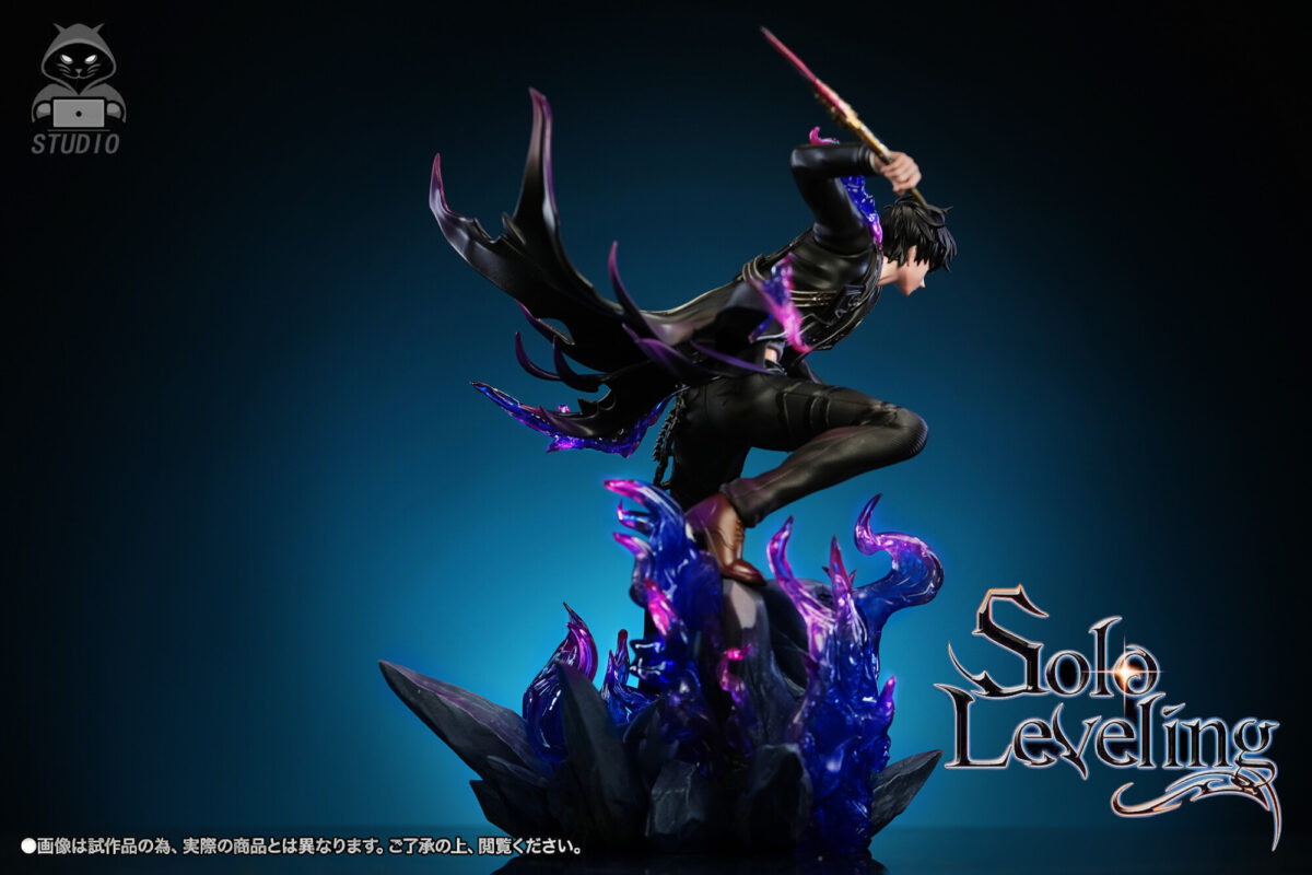 sung jin woo solo leveling estatua 1 6 black panther4
