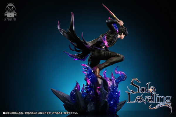 sung jin woo solo leveling estatua 1 6 black panther4