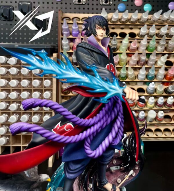 xj studio naruto shippuden uchiha sasuke estatua resina 1 64