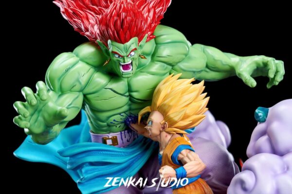 zenkai studio dragon ball z bojack vs gohan estatua resina 1 43