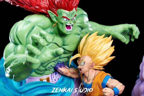 zenkai studio dragon ball z bojack vs gohan estatua resina 1 44