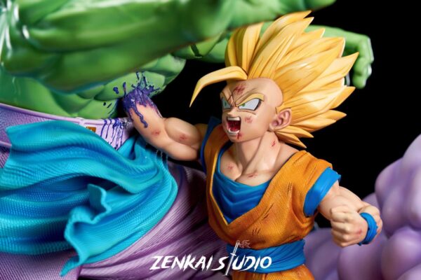 zenkai studio dragon ball z bojack vs gohan estatua resina 1 45