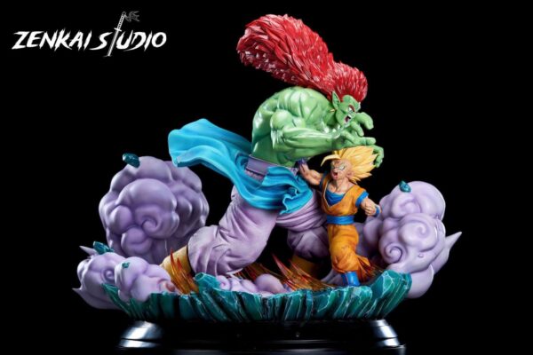 zenkai studio dragon ball z bojack vs gohan estatua resina 1 47
