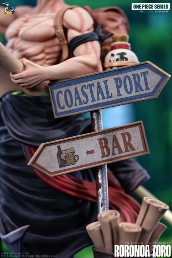zoro perdido yn studio one piece estatua resina5