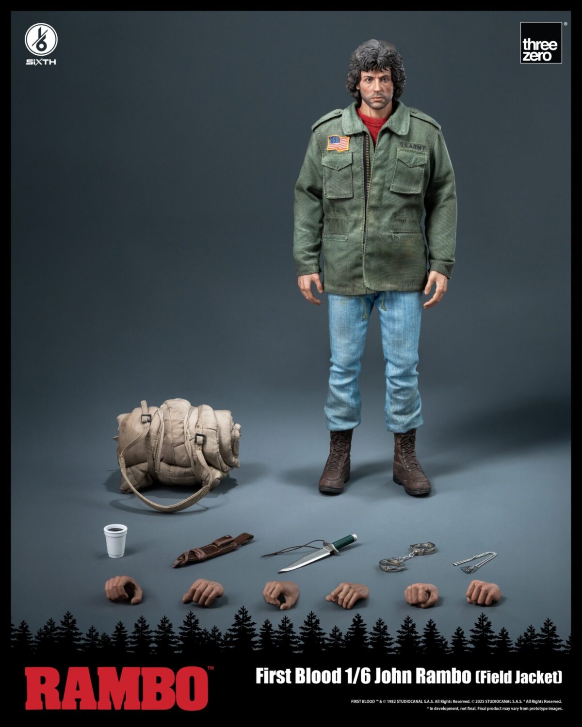 SIXTH First Blood 1 6 John Rambo Field Jacket 00 scaled