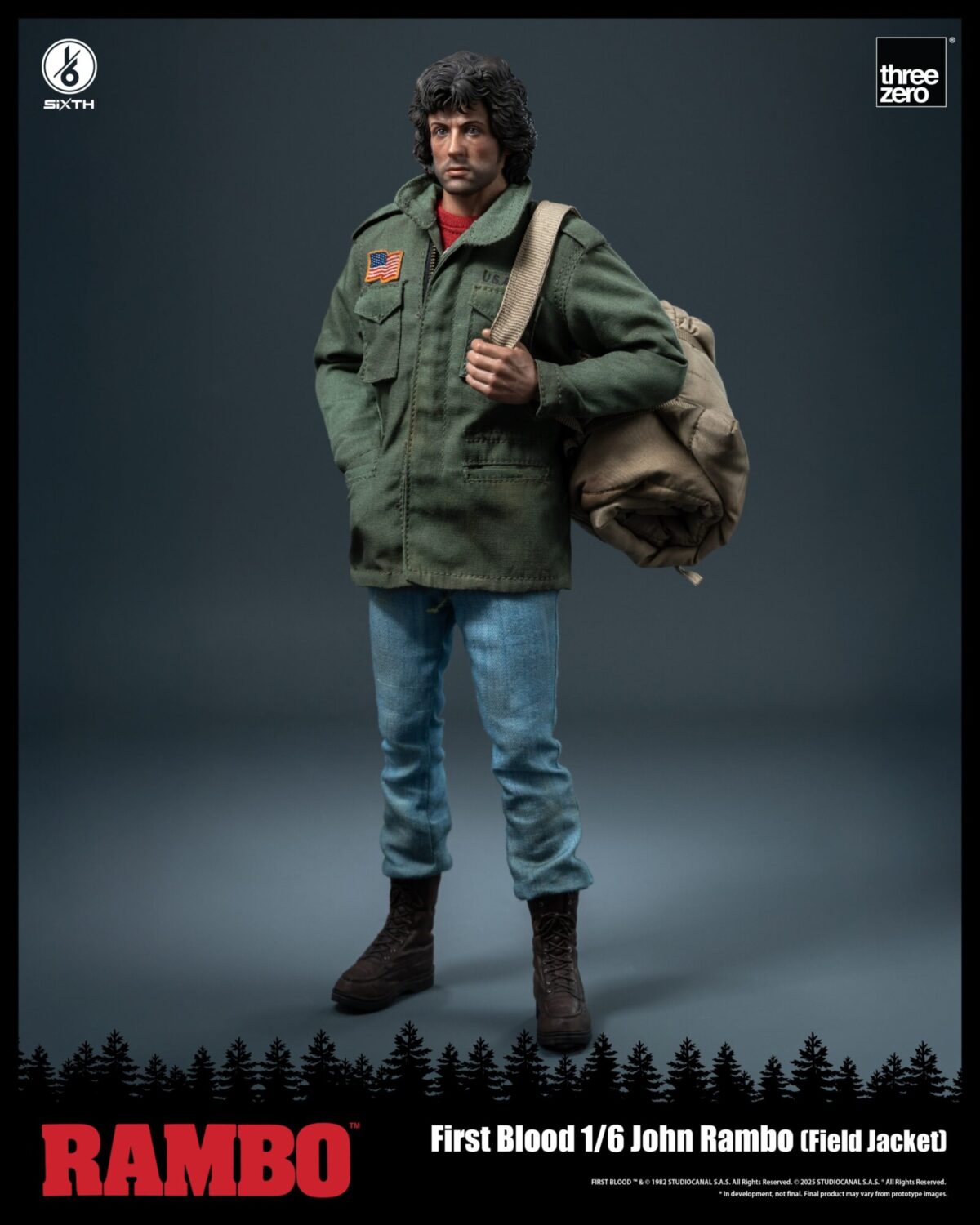 SIXTH First Blood 1 6 John Rambo Field Jacket 06 scaled