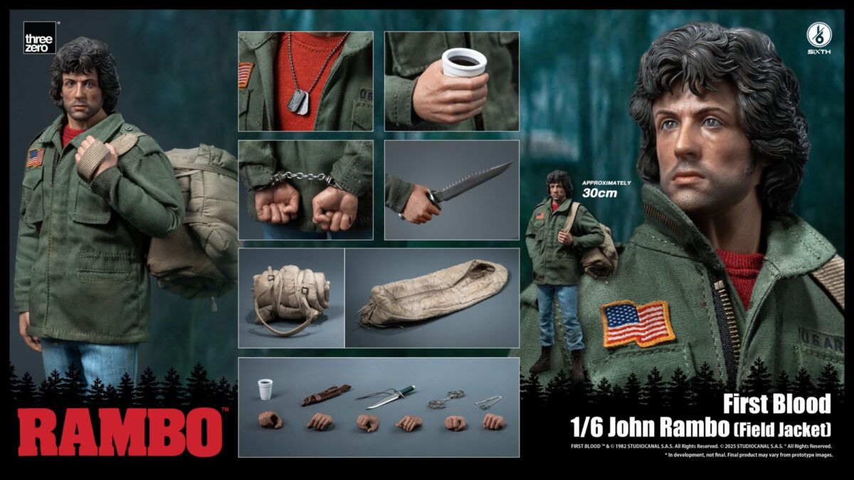 SIXTH First Blood 1 6 John Rambo Field Jacket 99 scaled
