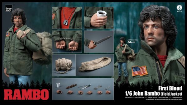 SIXTH First Blood 1 6 John Rambo Field Jacket 99 scaled