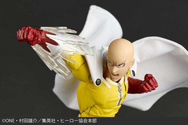 amazing yamaguchi revoltech one punch man saitama limited bonus reissue kaiyodo 12